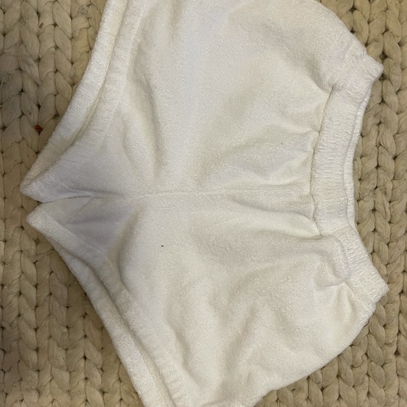 TERRY white shorts size S - Picture 2 of 4